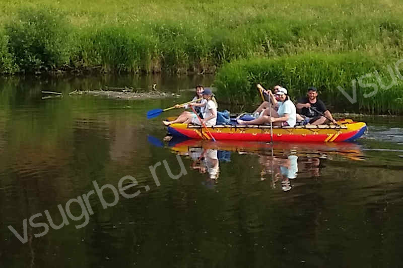 Прокат катамарана для сплава по реке с доставкой и сборкой