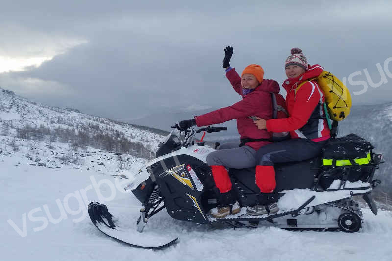 Тур на снегоходе до горы Волчиха Первоуральск