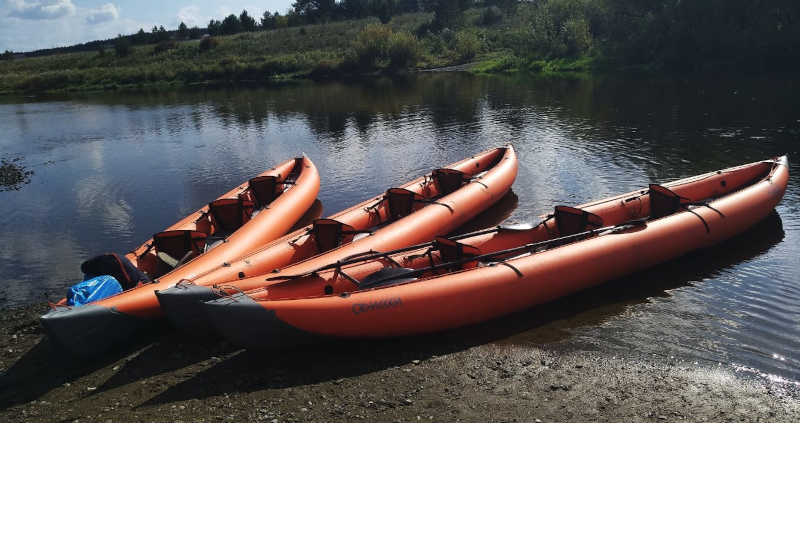 Однодневный сплав на байдарке по реке, маршрут по реке на байдарке Реж.