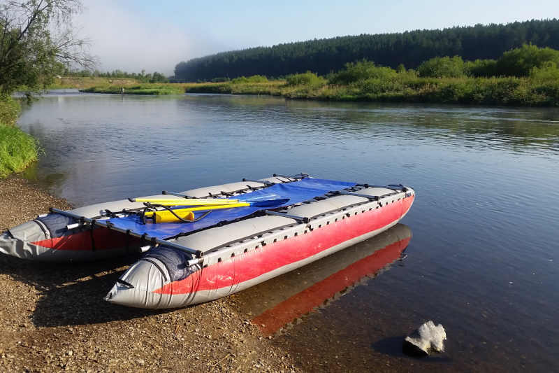 Маршрут 1 день по реке Чусовая на катамаране