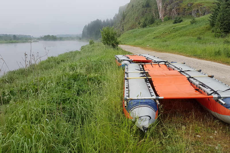 Маршрут 2 деня по реке Чусовая на катамаране